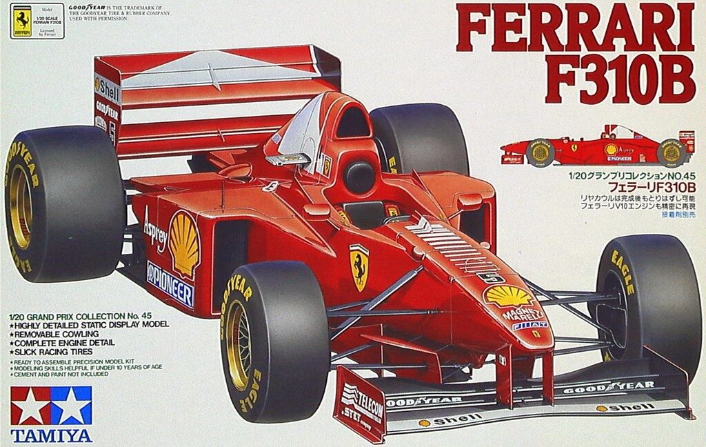 タミヤ 1/20グランプリコレクションNo.45 フェラーリF310B 20045