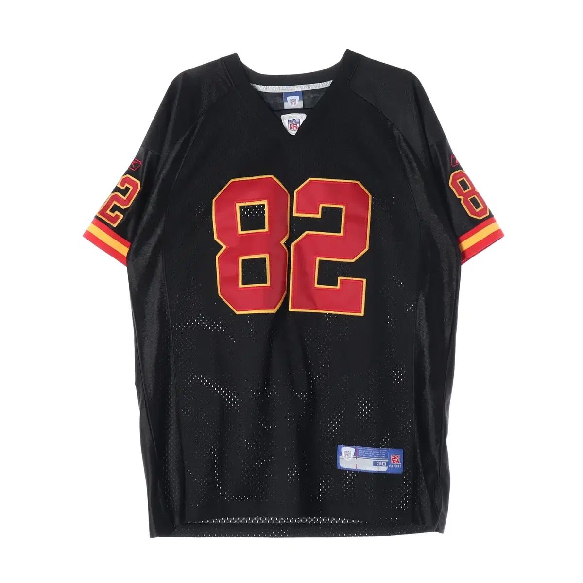 NFL x リーボック 82 Bowe レタリング ロゴ プリント オーバーサイズ 半袖 Tシャツ