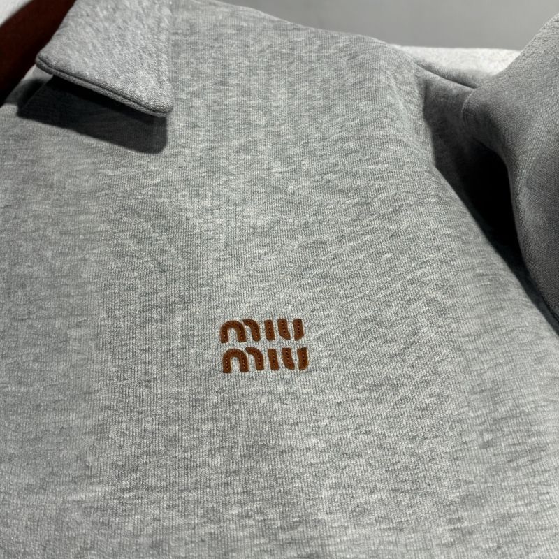 miumiu ｼﾞｬｰｼﾞｼﾞｬｹｯﾄ gray