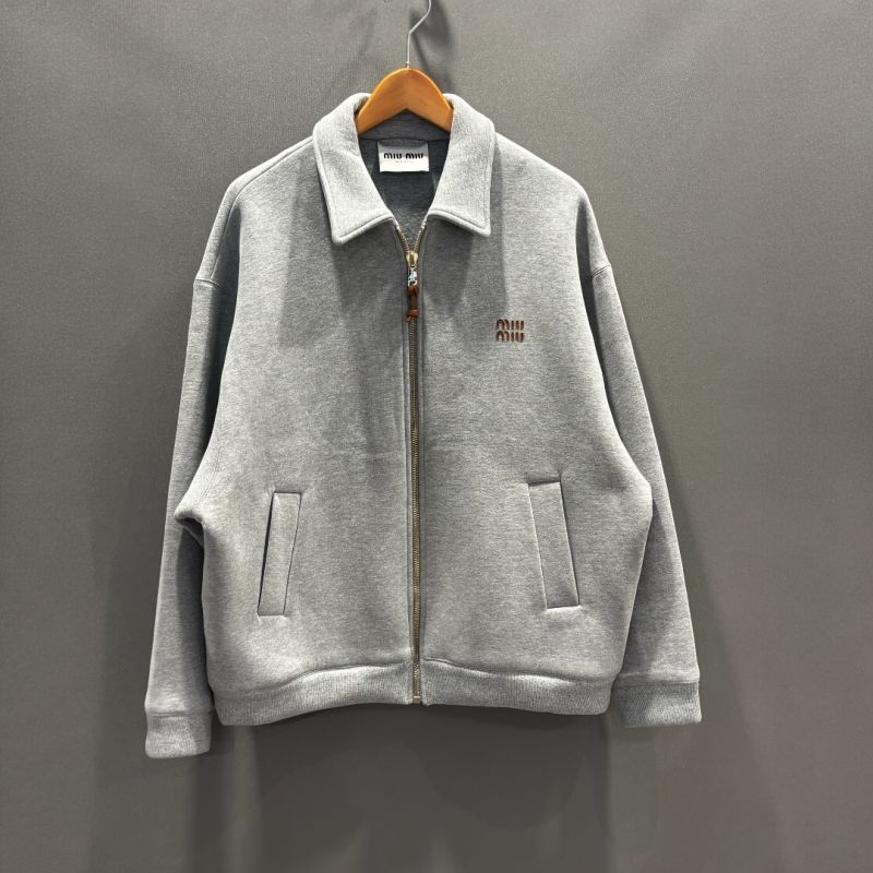 miumiu ｼﾞｬｰｼﾞｼﾞｬｹｯﾄ gray の商品写真