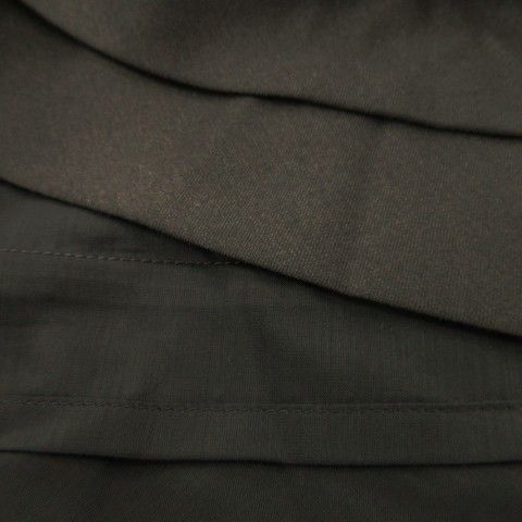 アドーア ADORE スカート 38 グレー ティアード 無地 膝丈 531-220985 /AO6 ■ECD004