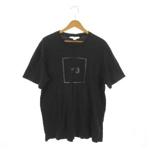 ワイスリー Y-3 Tシャツ XL 黒 ブラック 半袖 クルーネック ロゴプリント GV6060 /AO9 ■ECD004