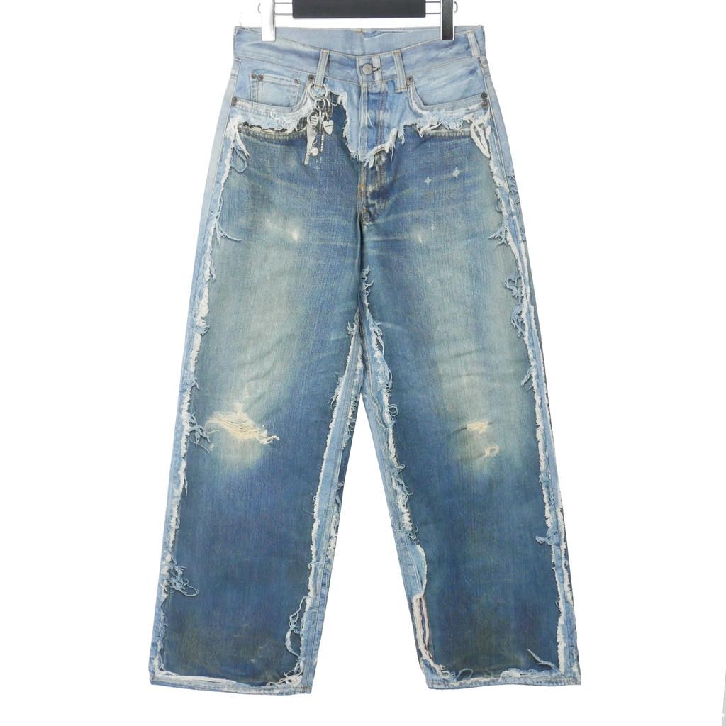 アクネ ストゥディオズ Acne Studios 26SS トロンプルイユジーンズ デニムパンツ XS インディゴ 1981 RW-UX-TROU000001 国内正規