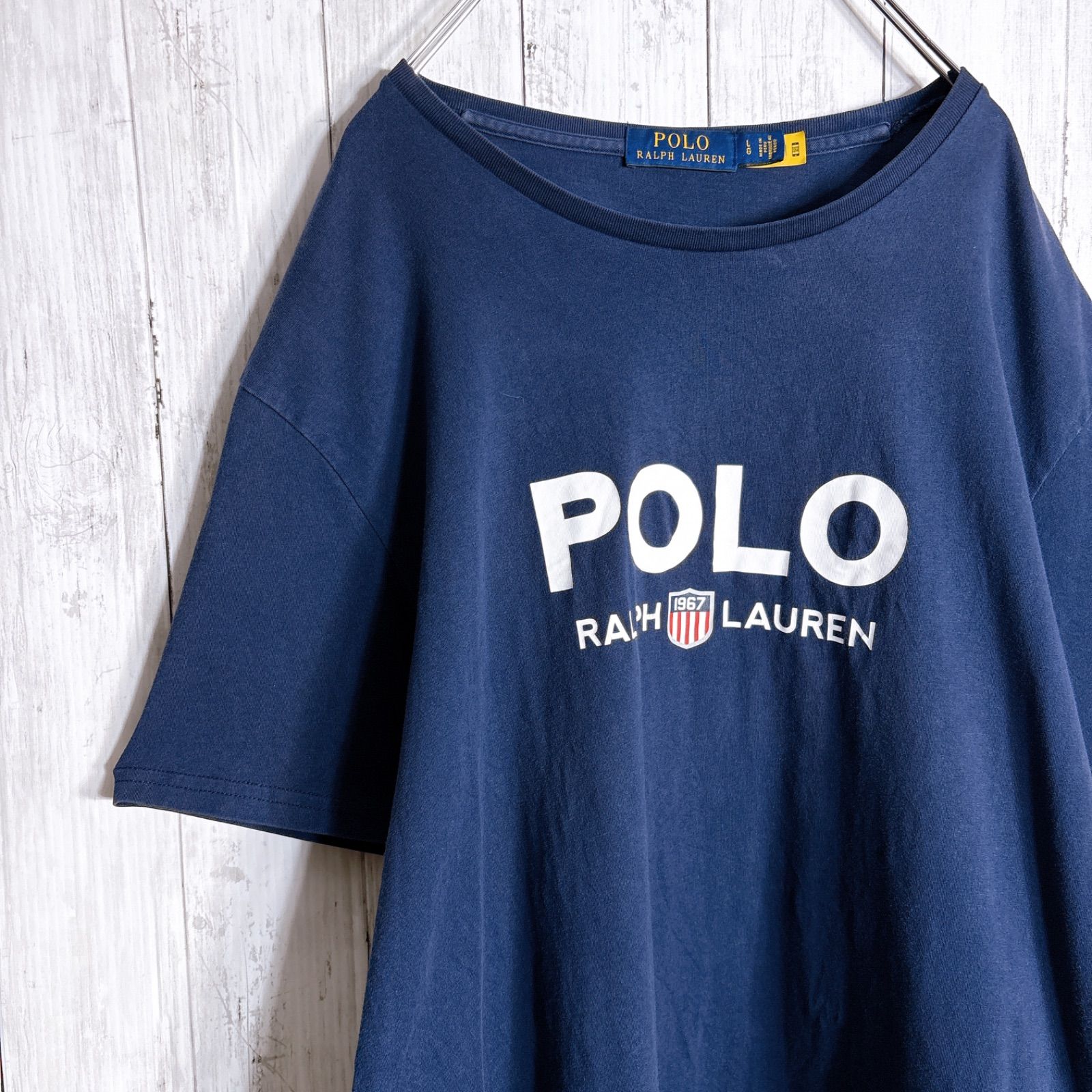 【海外モデル】Polo Ralph Lauren ポロ ネイビー 半袖Tシャツ #2844