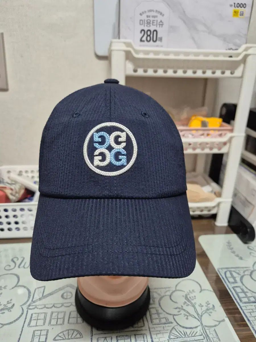 ジーフォア GFORE ネイビー ベースボールキャップ 帽子