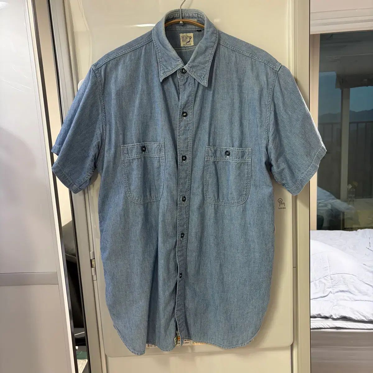 orSlow オアスロウ ヴィンテージ フィット シャンブレー 半袖 Tシャツ 出品