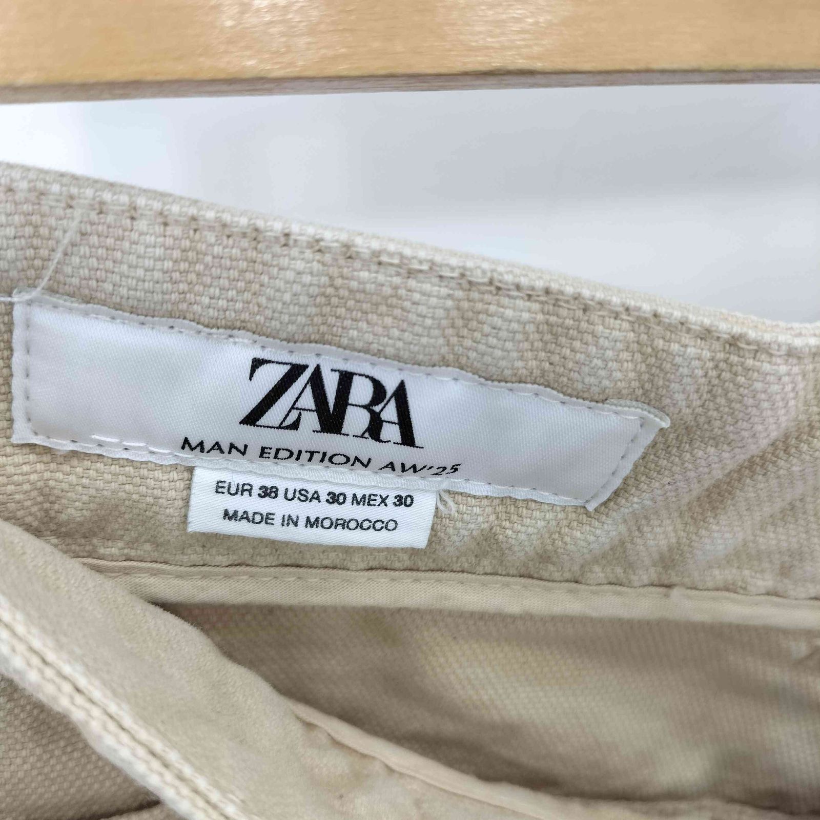 ザラ ZARA LIMITED EDITION ペイントスプラッター柄パンツ メンズ 38 