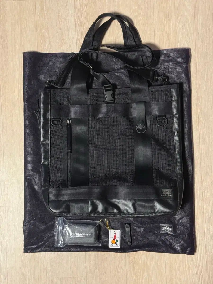 Porter ヒット ツーウェイ トートバッグ ブラック