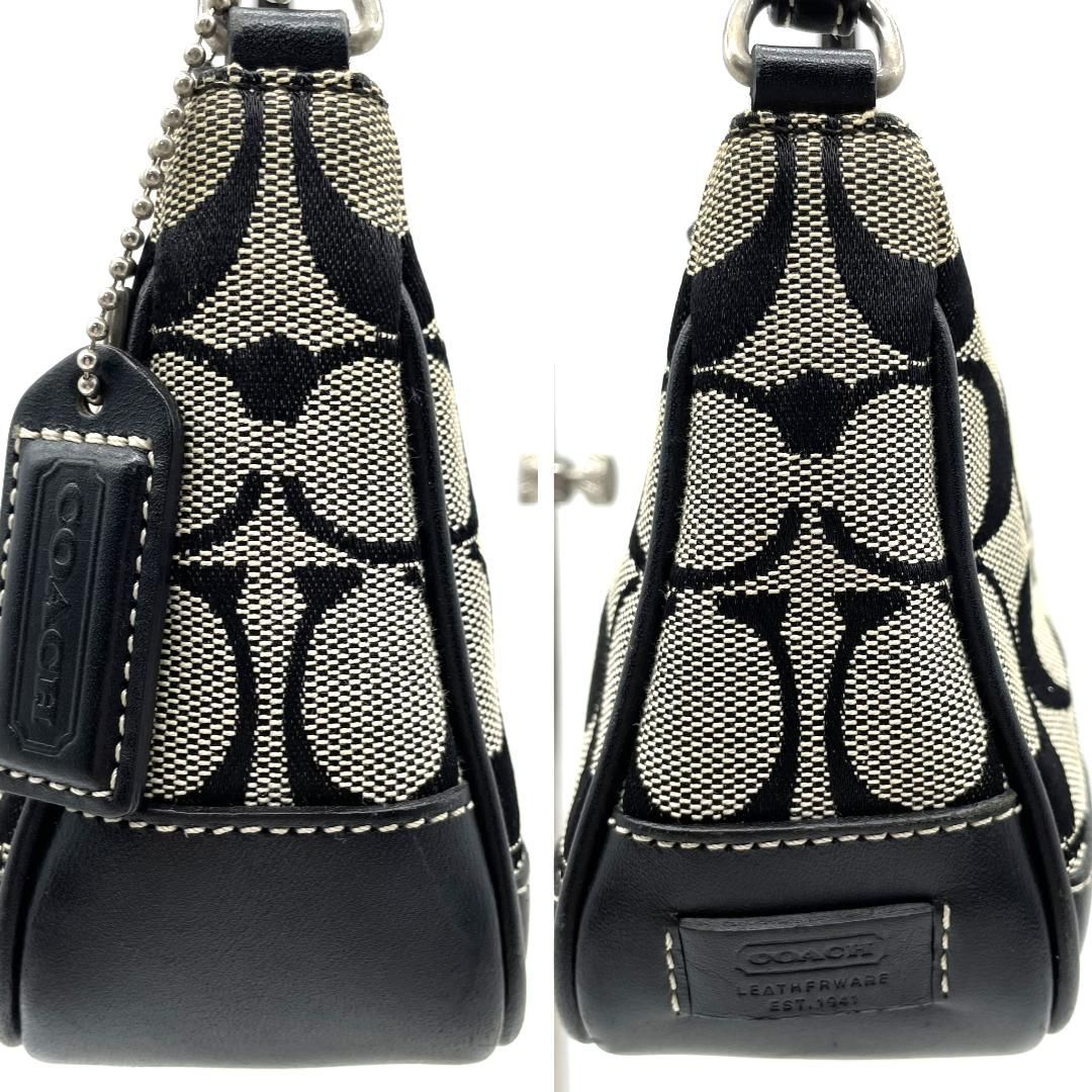 Coach コーチ アクセサリーポーチ シグネチャー ハンドバッグ COACH コーチ アクセサリーポーチ シグネチャー キャンバス レザー