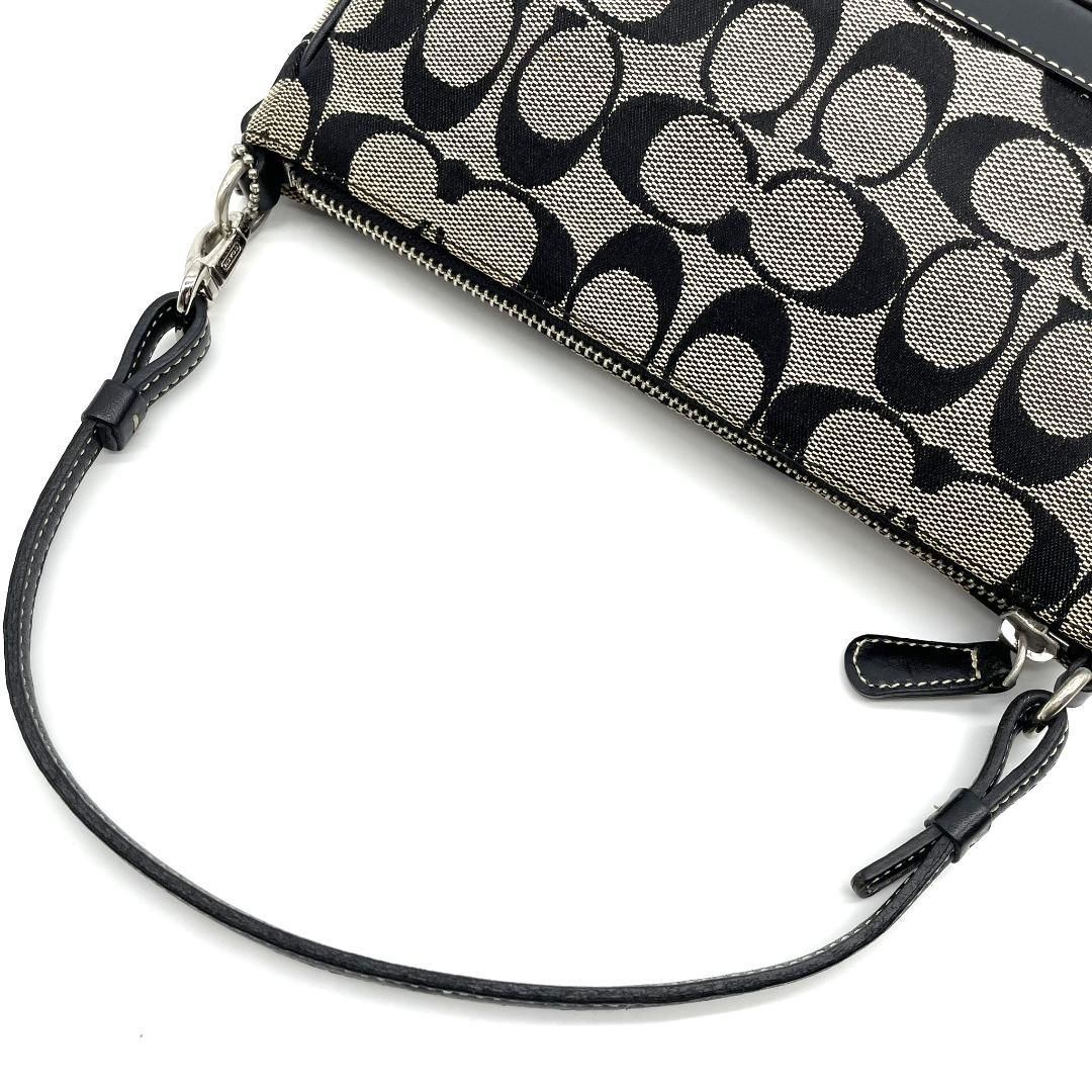 Coach コーチ アクセサリーポーチ シグネチャー ハンドバッグ COACH コーチ アクセサリーポーチ シグネチャー キャンバス レザー