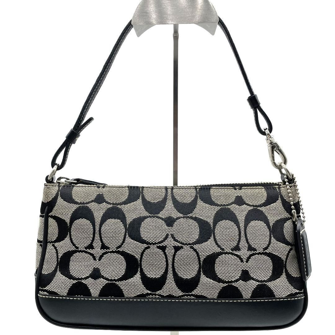 COACH コーチ アクセサリーポーチ シグネチャー キャンバス レザー