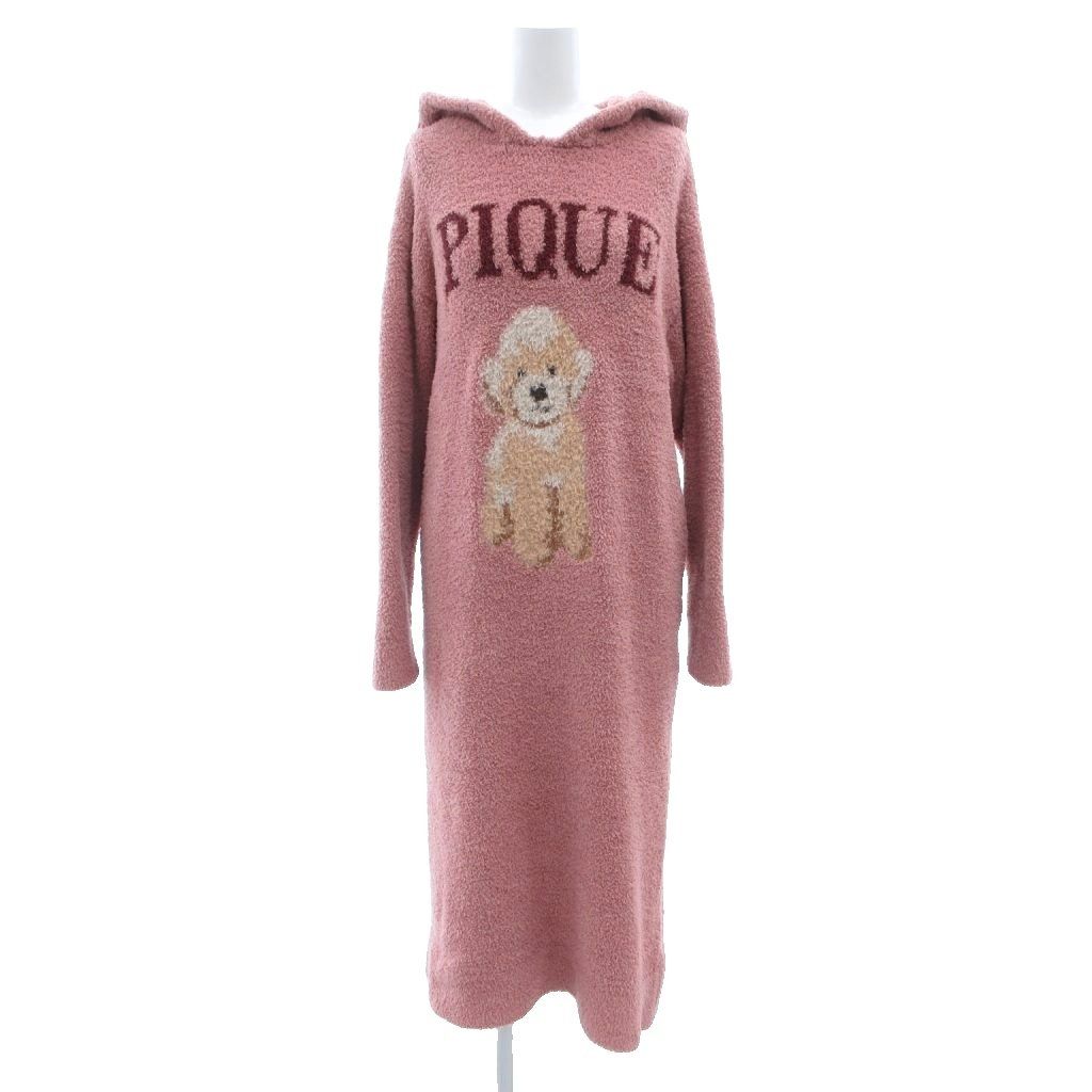 ジェラートピケ gelato pique ルームウェア ワンピース F ピンク 長袖