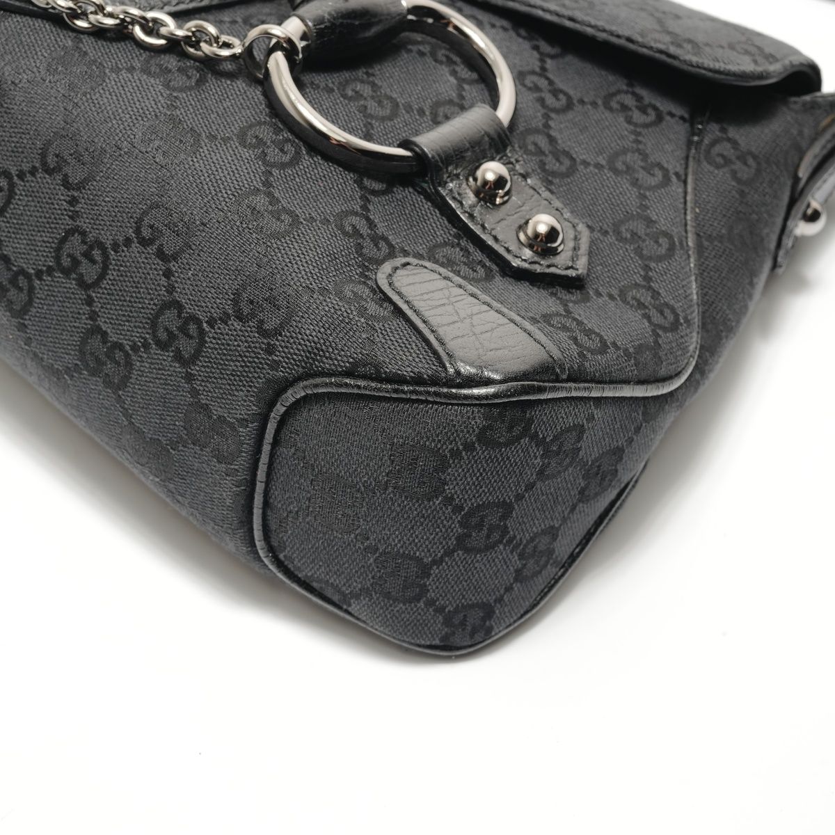 GUCCI グッチ ショルダーバッグ ホースビット ワンショルダー GG