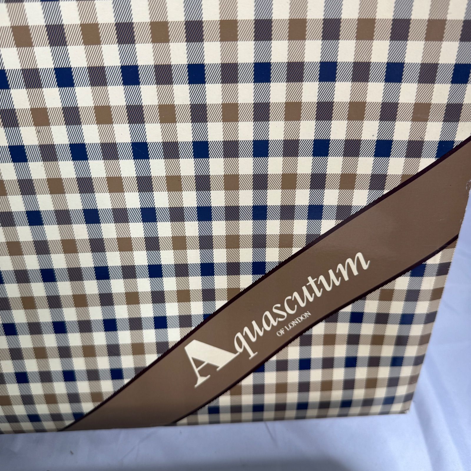 未使用品 Aquascutum アクアスキュータム 毛布 ブランケット 寝具