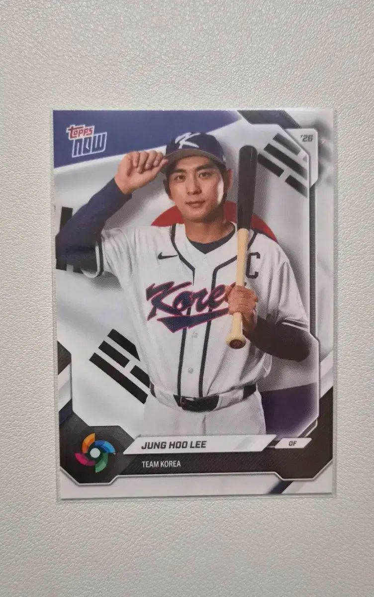 2026 WBC Topps Now 李政厚（イ・ジョンフ） 韓国国家代表カード 1086枚 限定 全KIWOOM キウム