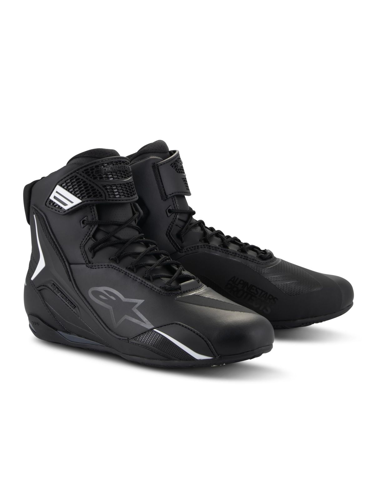 新品 alpinestars(アルパインスターズ) バイクシューズ ブラック サイズ：8.5(26.0cm) FASTER4(ファスター4)シューズ 2510425