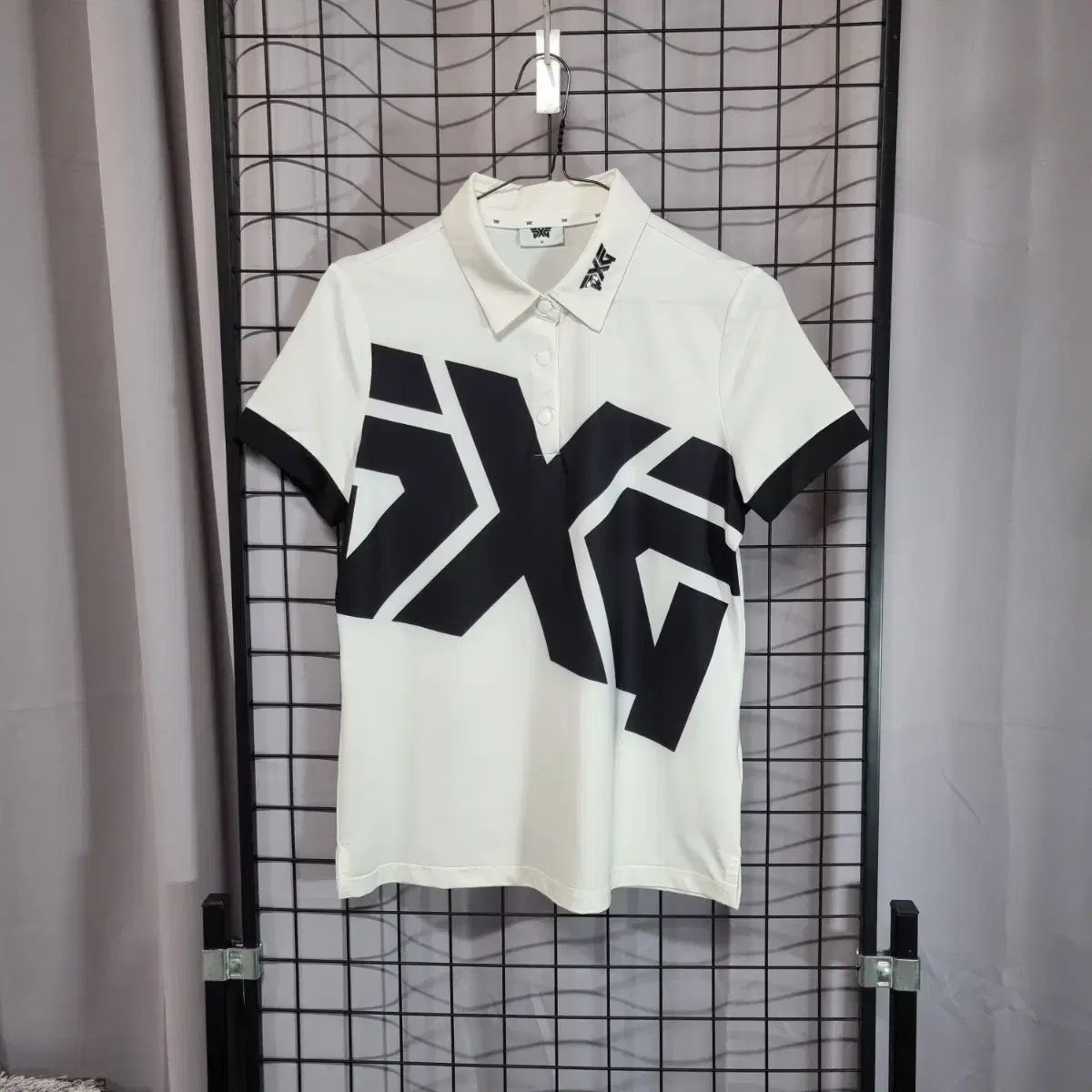 PXG ゴルフ KARA 半袖Tシャツ メンズ ゴルフウェア BIGロゴ 機能性 ゴルフT 95