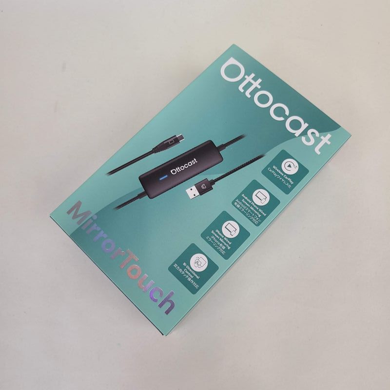 【美品】Ottocast MirrorTouch オットキャスト ミラータッチ ワイヤレスCarPlay対応