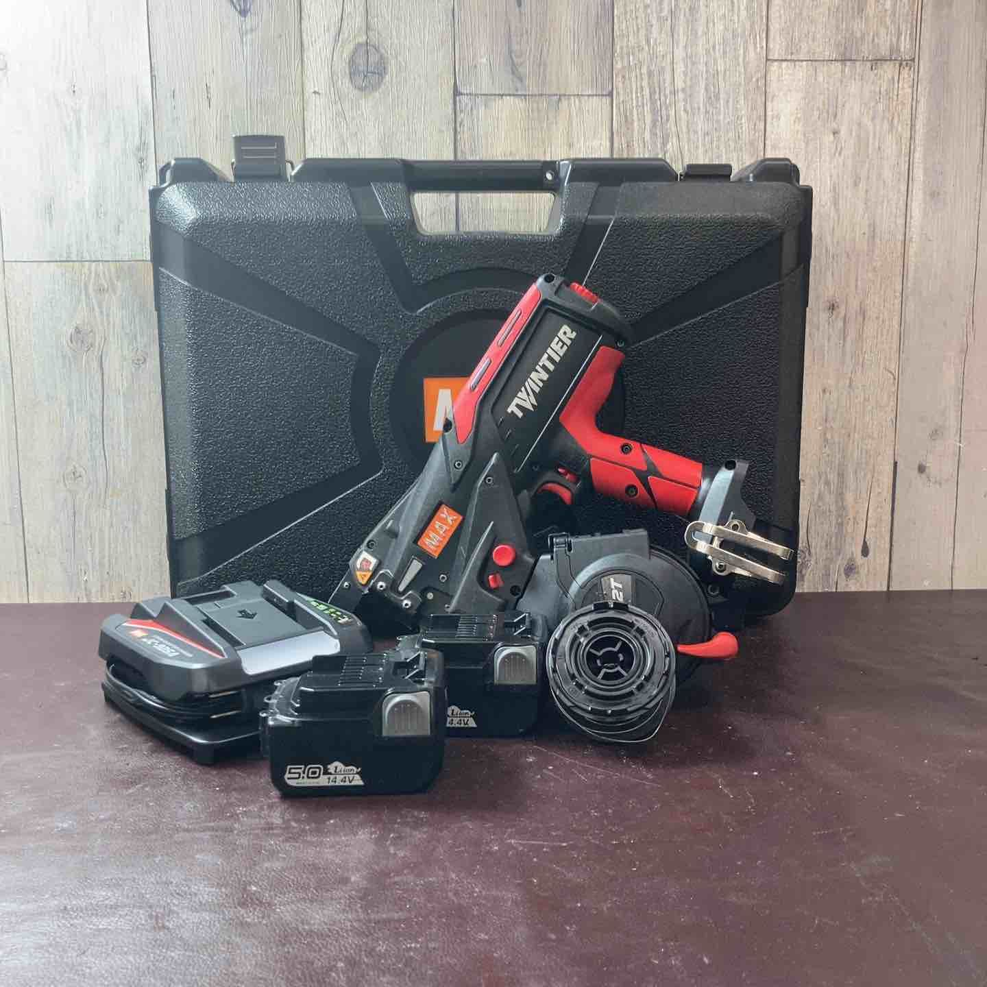 【中古品】 マックス(MAX) 鉄筋結束機 ツインタイア RB-442T-B2C/1450A 【東大和店】