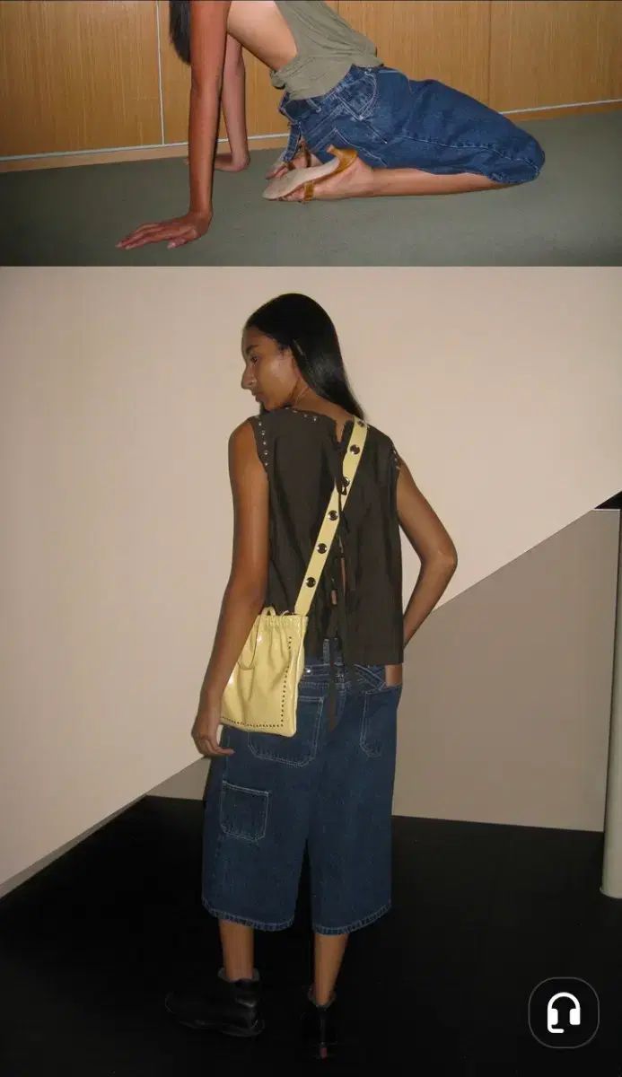PARTIMENTO BERMUDA DENIM SHORTS