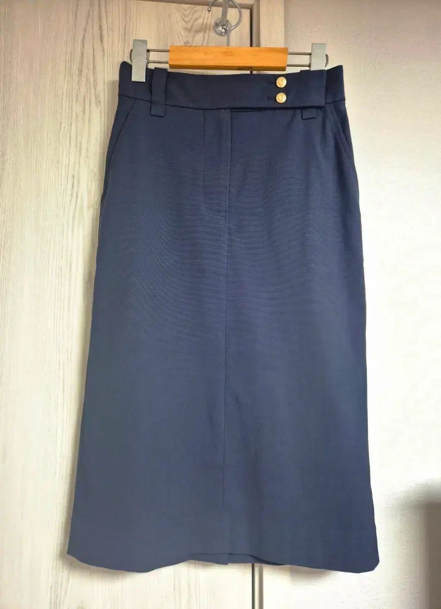 VIVIENNE WESTWOOD ネイビー H LINE ミディ スカート 38