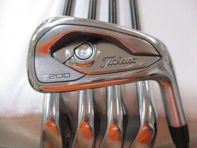 タイトリスト　T200　Titleist KUROKAGE 60　UNIフレックス　アイアンセット　中古　ゴルフドゥ！浜松泉姫街道店【最短即日発送】