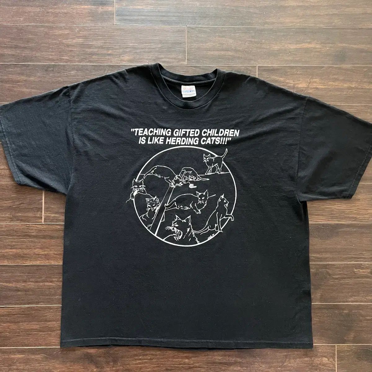 XXL アメリカ ヴィンテージ 猫 集め ギャグ Tシャツ 4,956円