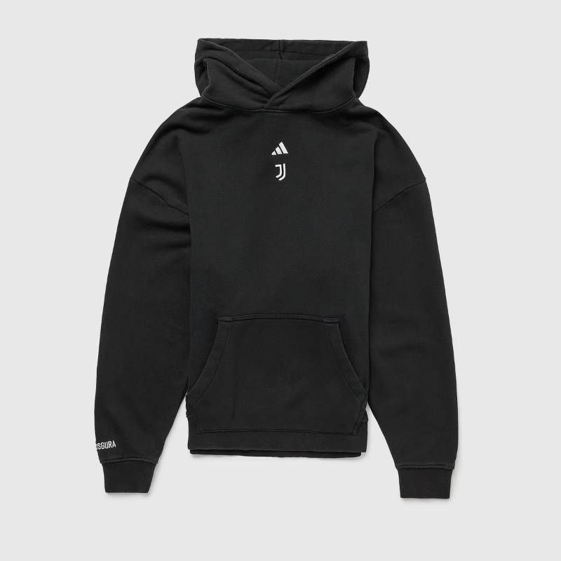 【送料無料・匿名配送】adidas アディダス ユヴェントス x Sgura 限定コラボ フーディー パーカー 黒 新品 正規品