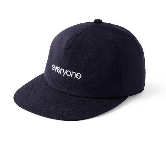 everyone original logo tropical wool capネイビー
