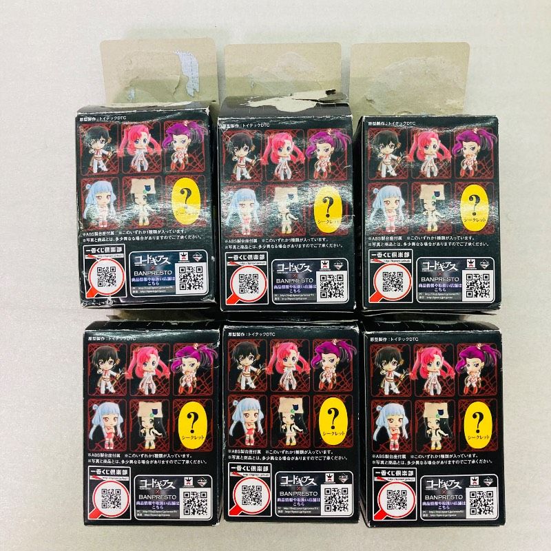 中身未開封】 【6点セット】 一番くじプレミアム コードギアス CODE