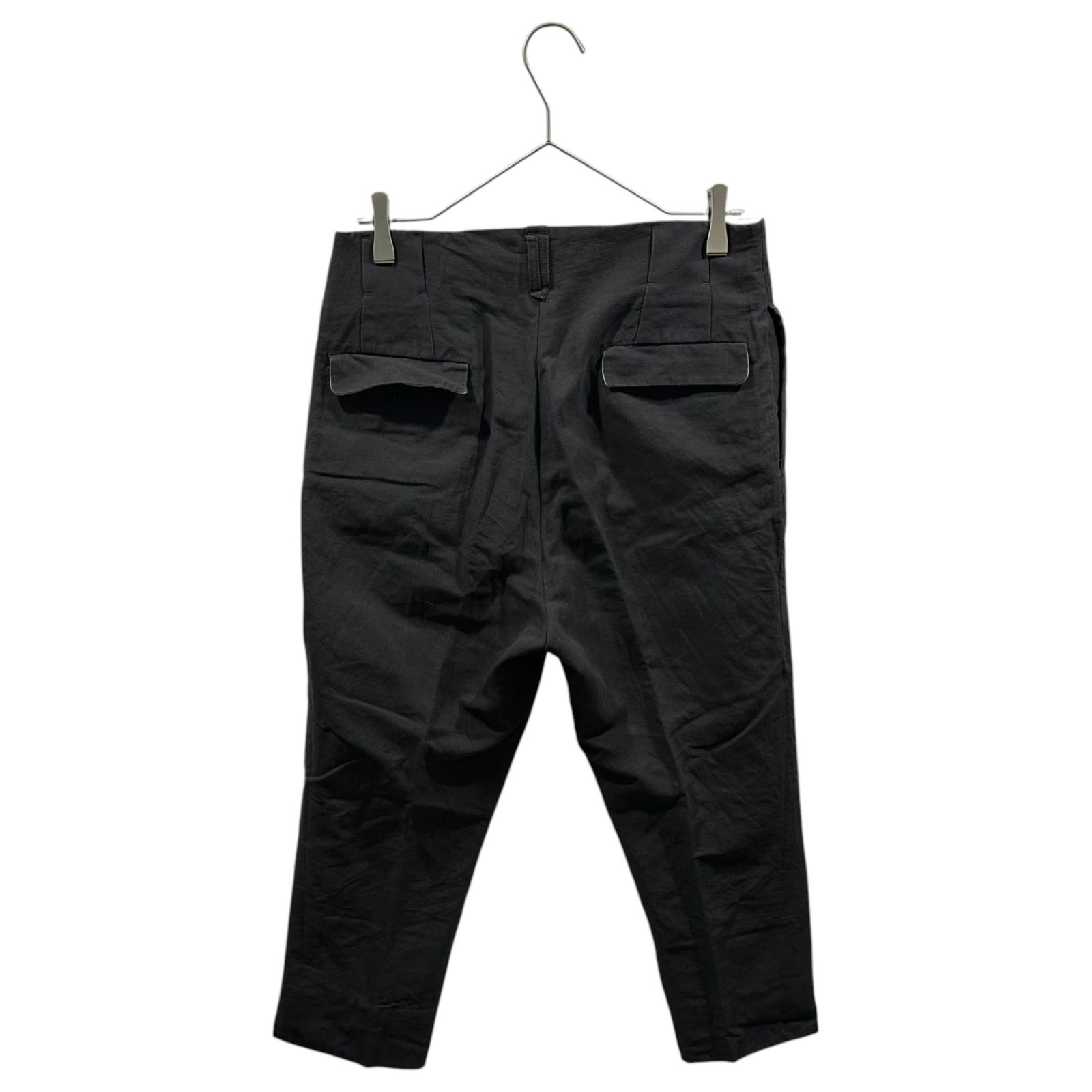 The Viridi-anne(ザヴィリディアン) Co/Li 2-Pleat Cropped Trousers