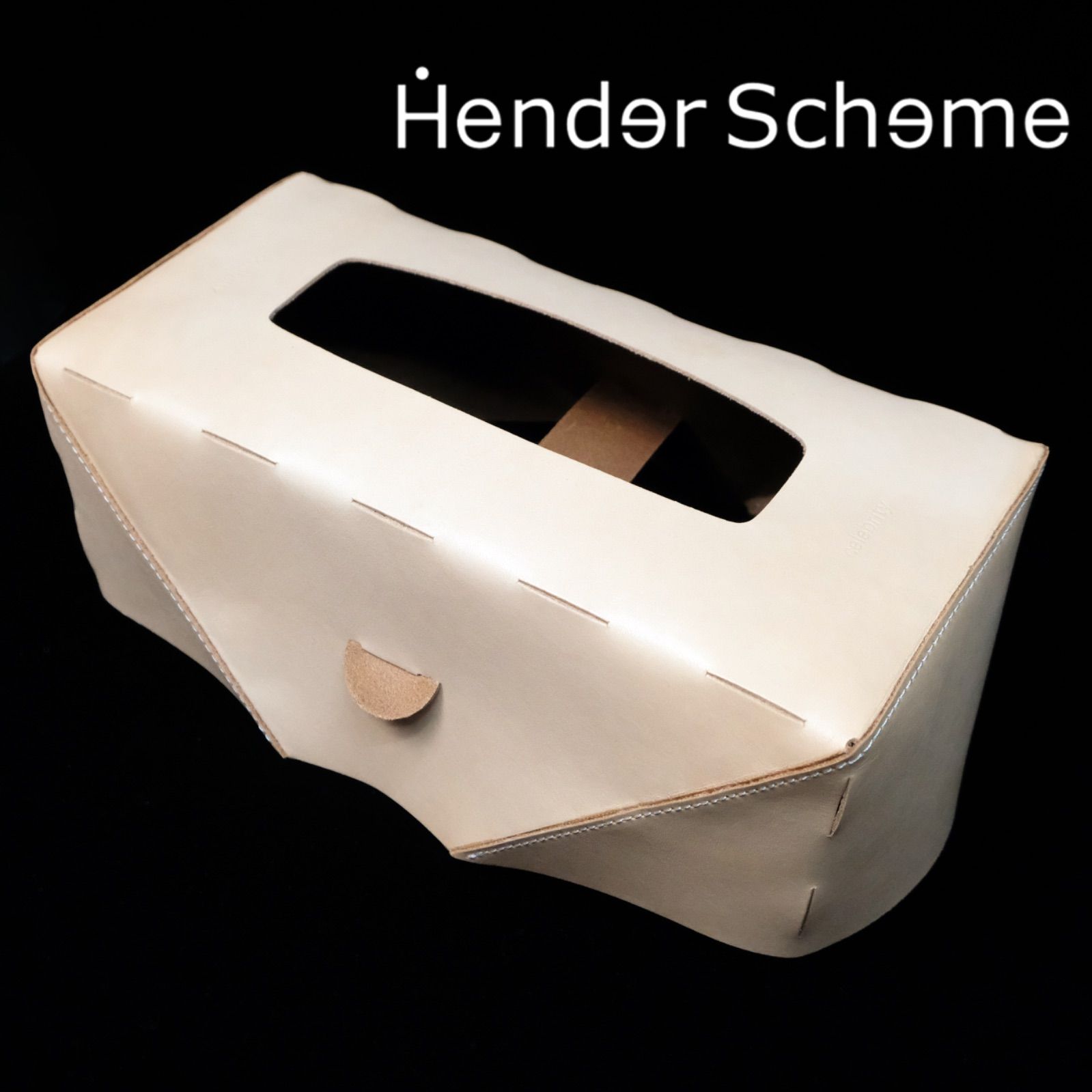 Hender Scheme TISSUE BOX CASE FOR CELEBRITY ナチュラル エンダー