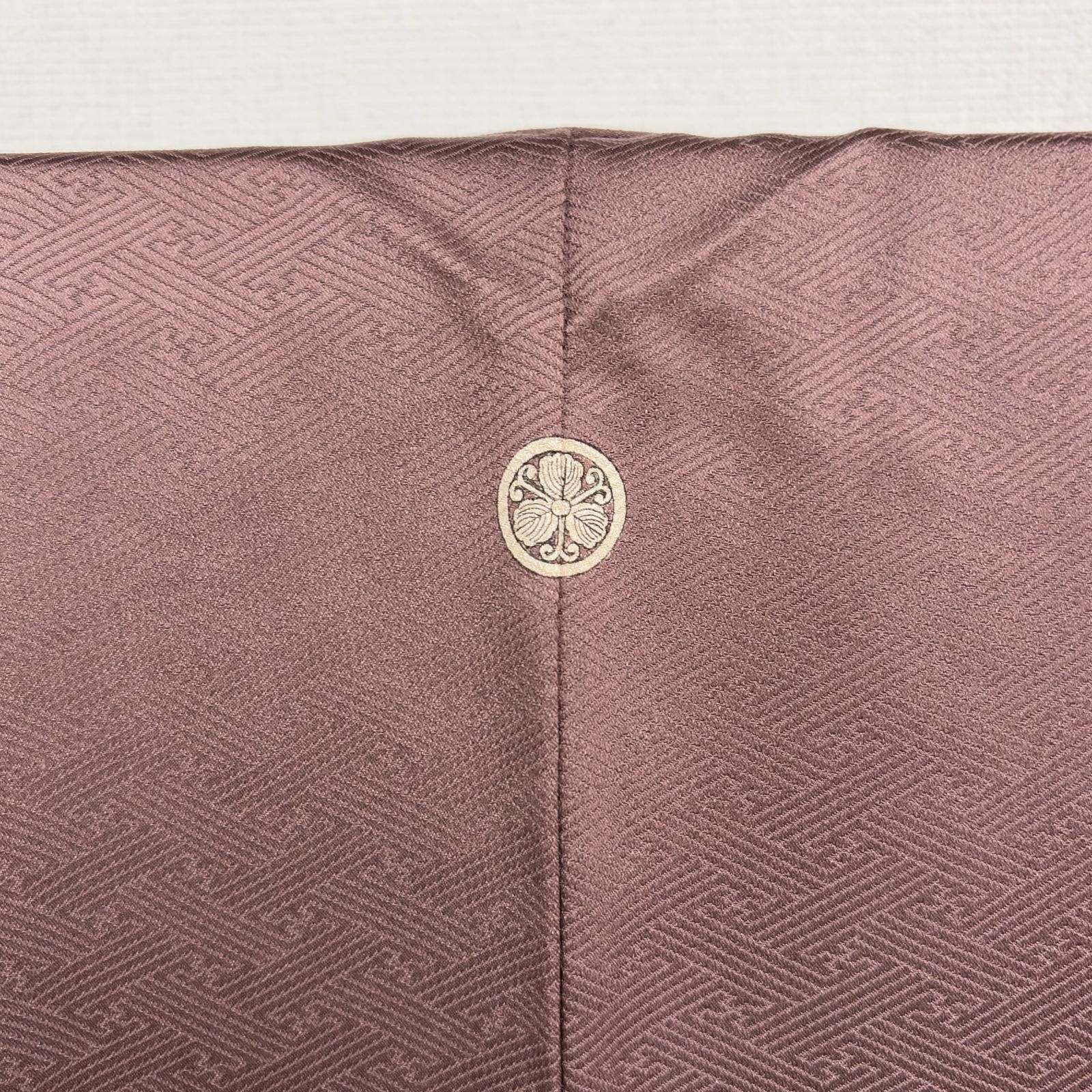 付け下げ 正絹 裄66 一つ紋 染め 流水 金駒刺繍 袷 着物 MK-8497