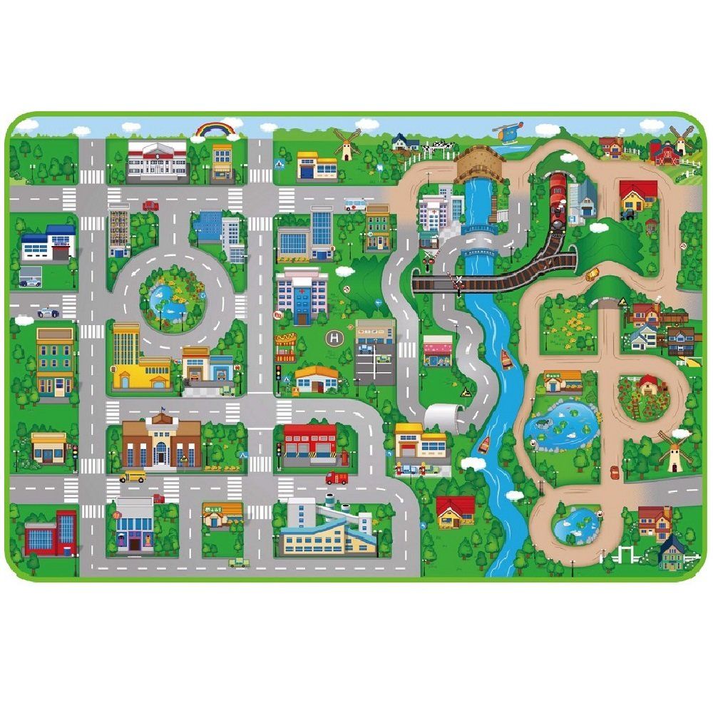 ☆新品☆Jambo Play Mat プレイマット 道路 ジャンボプレイマット 120×175cm a51fcdd4