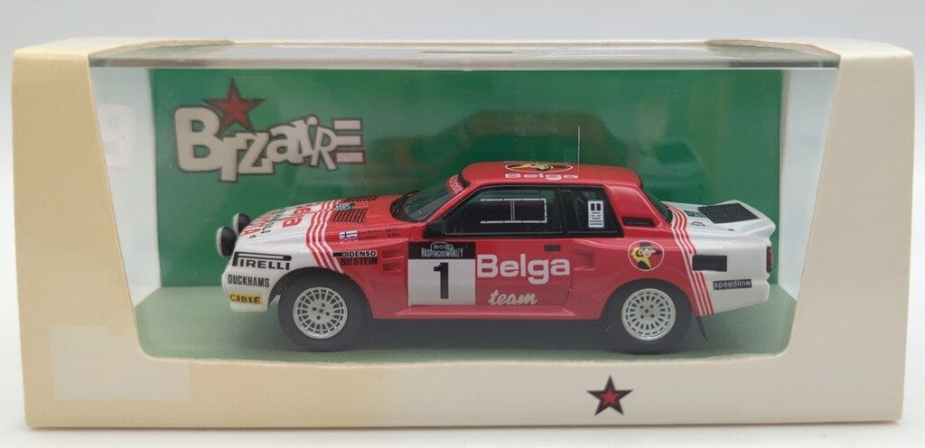 MINIMAX 1/43 BiZaRrE TOYOTA CELICA TWIN CAM TURBO 1985/#1 Belga BZ370