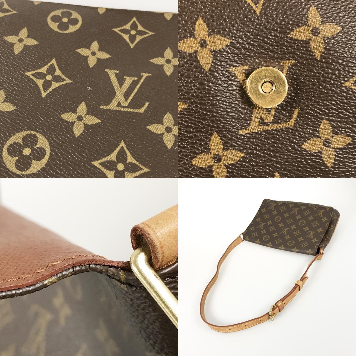 ルイ・ヴィトン LOUIS VUITTON モノグラム ミュゼット タンゴ ショート