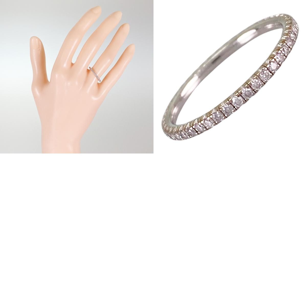 カルティエ Cartier エタンセル K18WG ダイヤモンド 7号(47) リング ss 