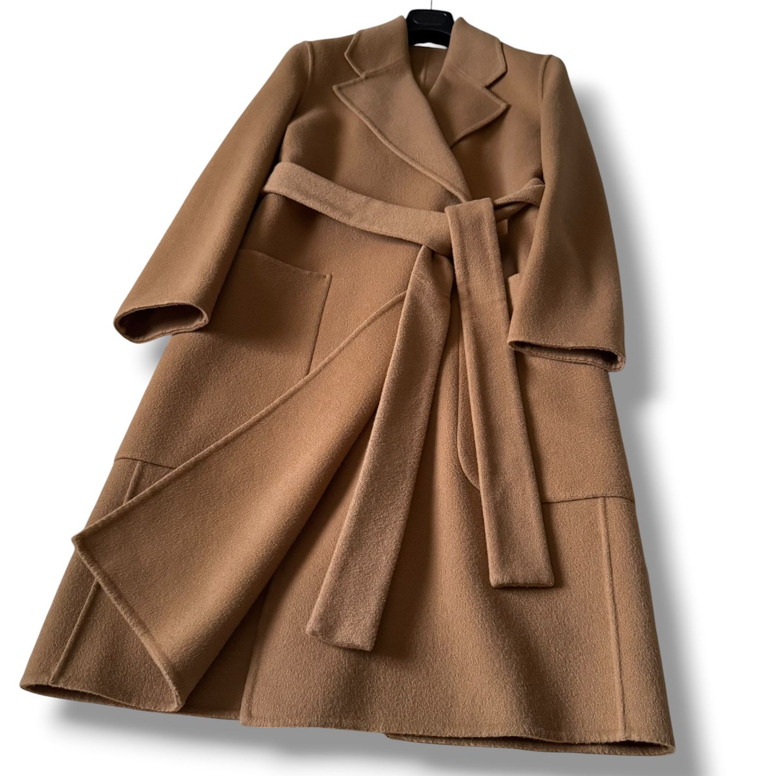 美品 Acne Studios カシミヤ ダブルフェイス ロングコート 32