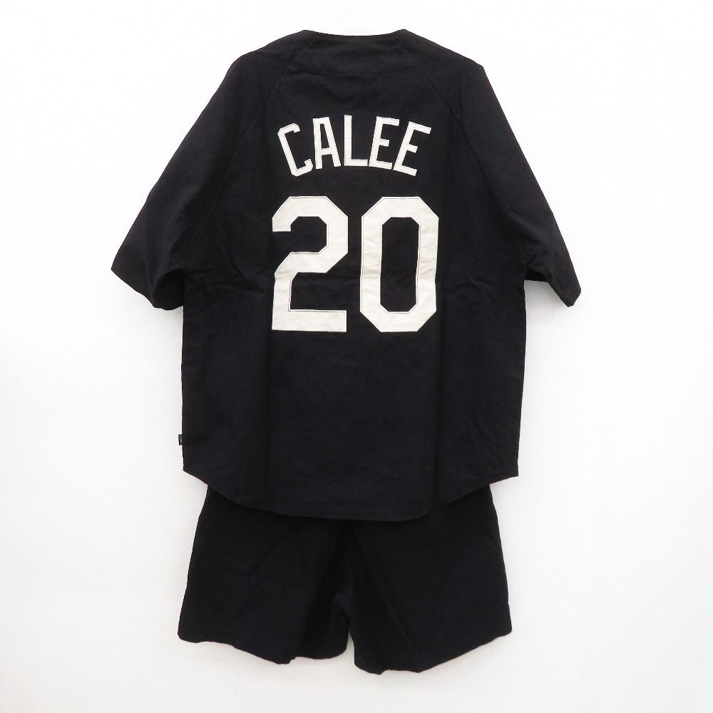 keboz ケボズ 半袖Tシャツ CALEE×KEBOZ BASEBALL SHORTS セットアップ