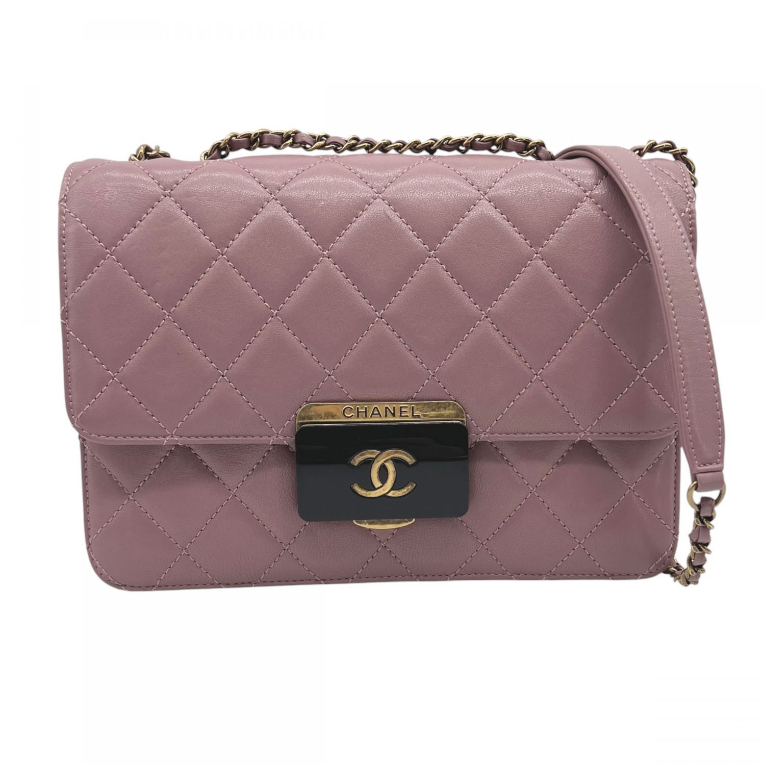 中古】 CHANEL シャネル ビューティロック マトラッセ チェーン 