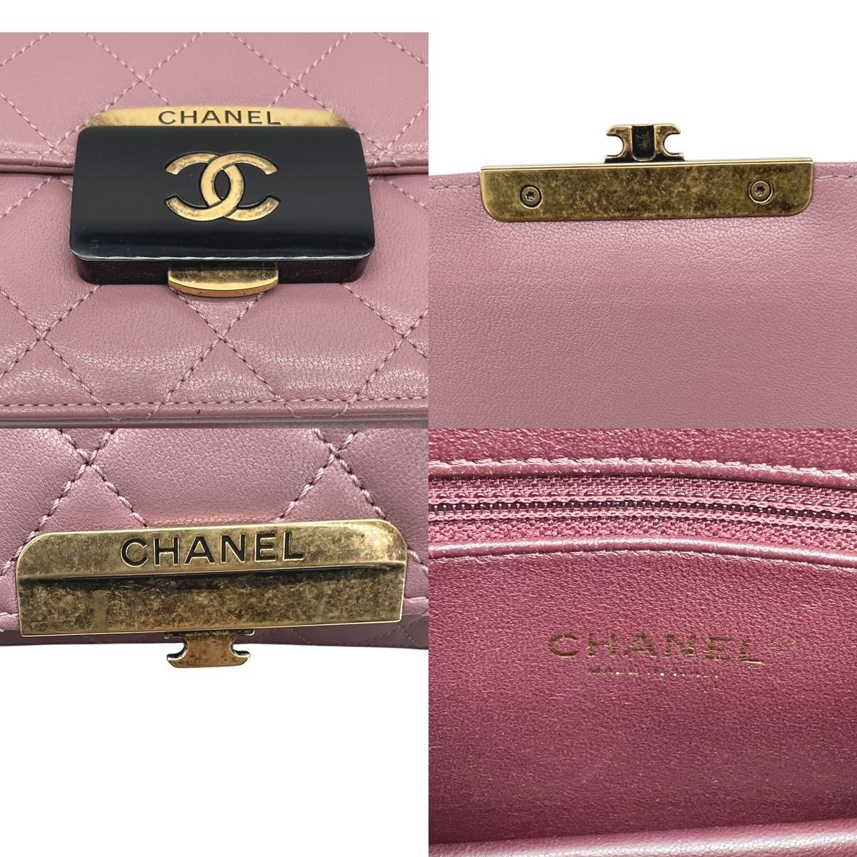 中古】 CHANEL シャネル ビューティロック マトラッセ チェーン 