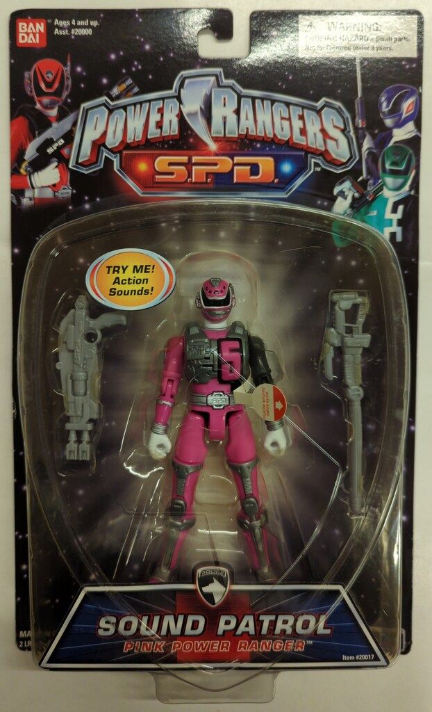 BANDAI SOUND PATROL POWER RANGERS S.P.D. PINK POWER RANGER 20017 4,752円