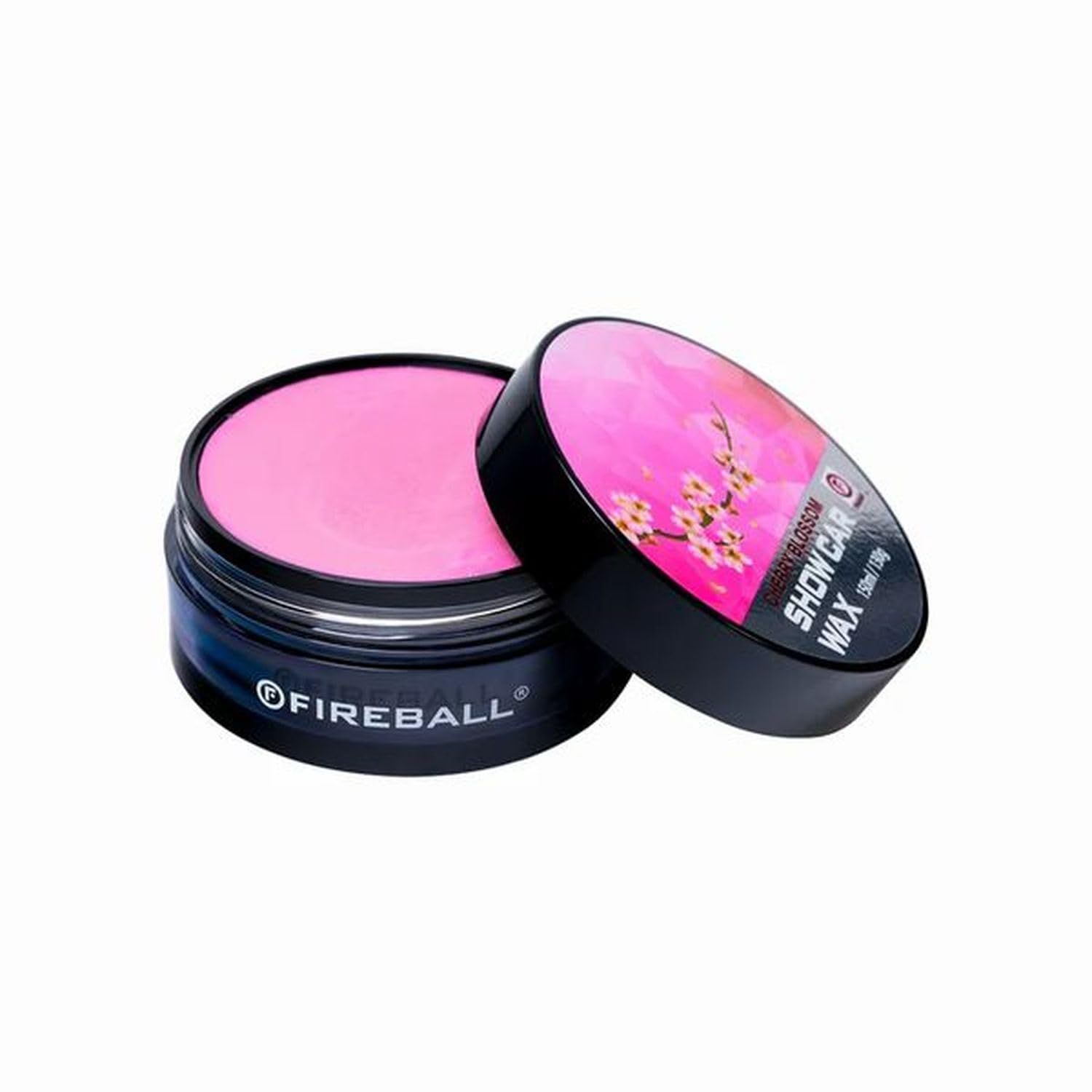 新品 ファイヤーボール (Fireball) 車用艶出し剤 チェリーブロッサム ショーカー ワックス (CHERRY BLOSSOM SHOW CAR WAX) ボディ用 フローラルの香り T1カルナバ含有率30% 150ml/130g FB606