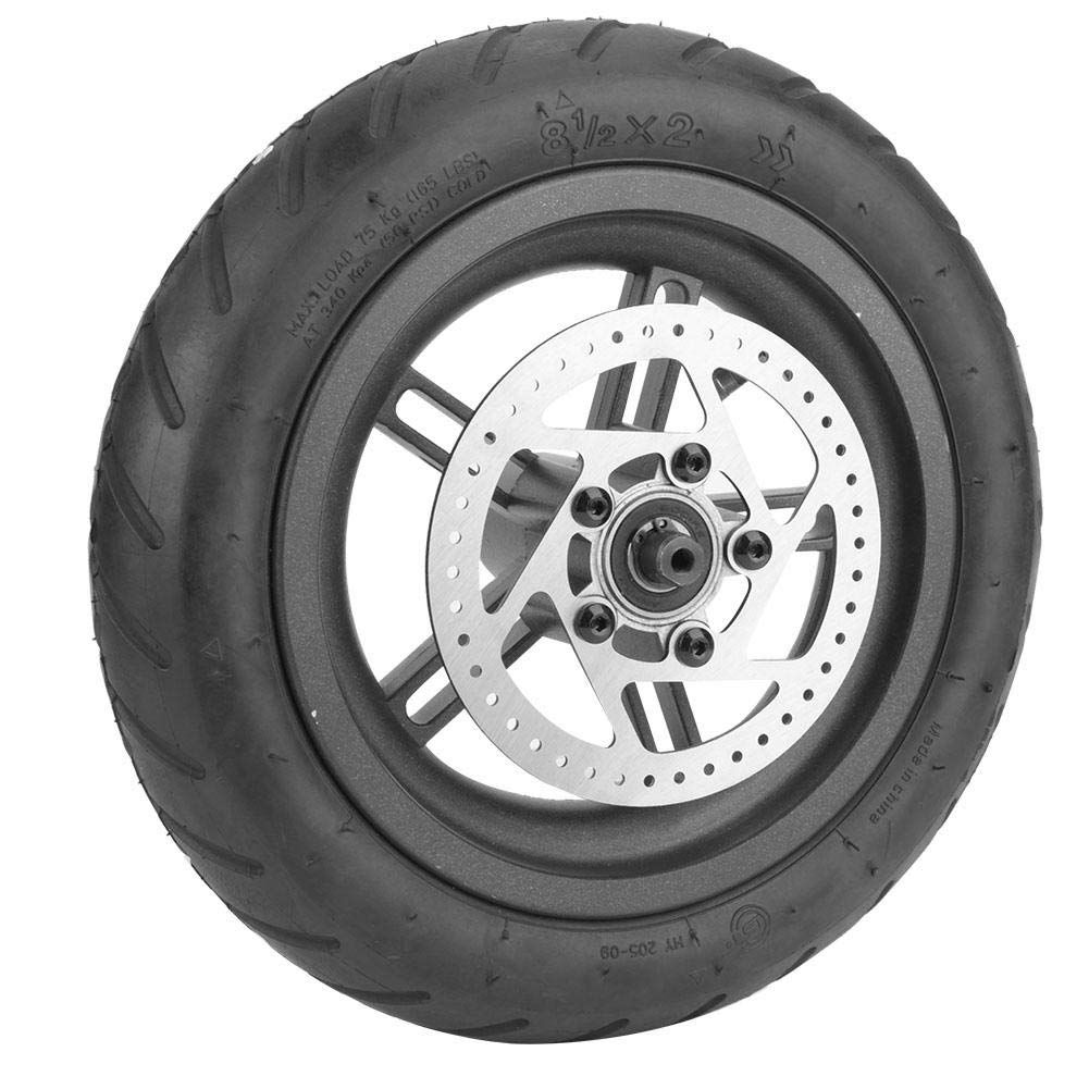 新品 Mijia M365電動スクーター用スクーターホイールハブタイヤ、リアホイールタイヤディスクブレーキタイヤ