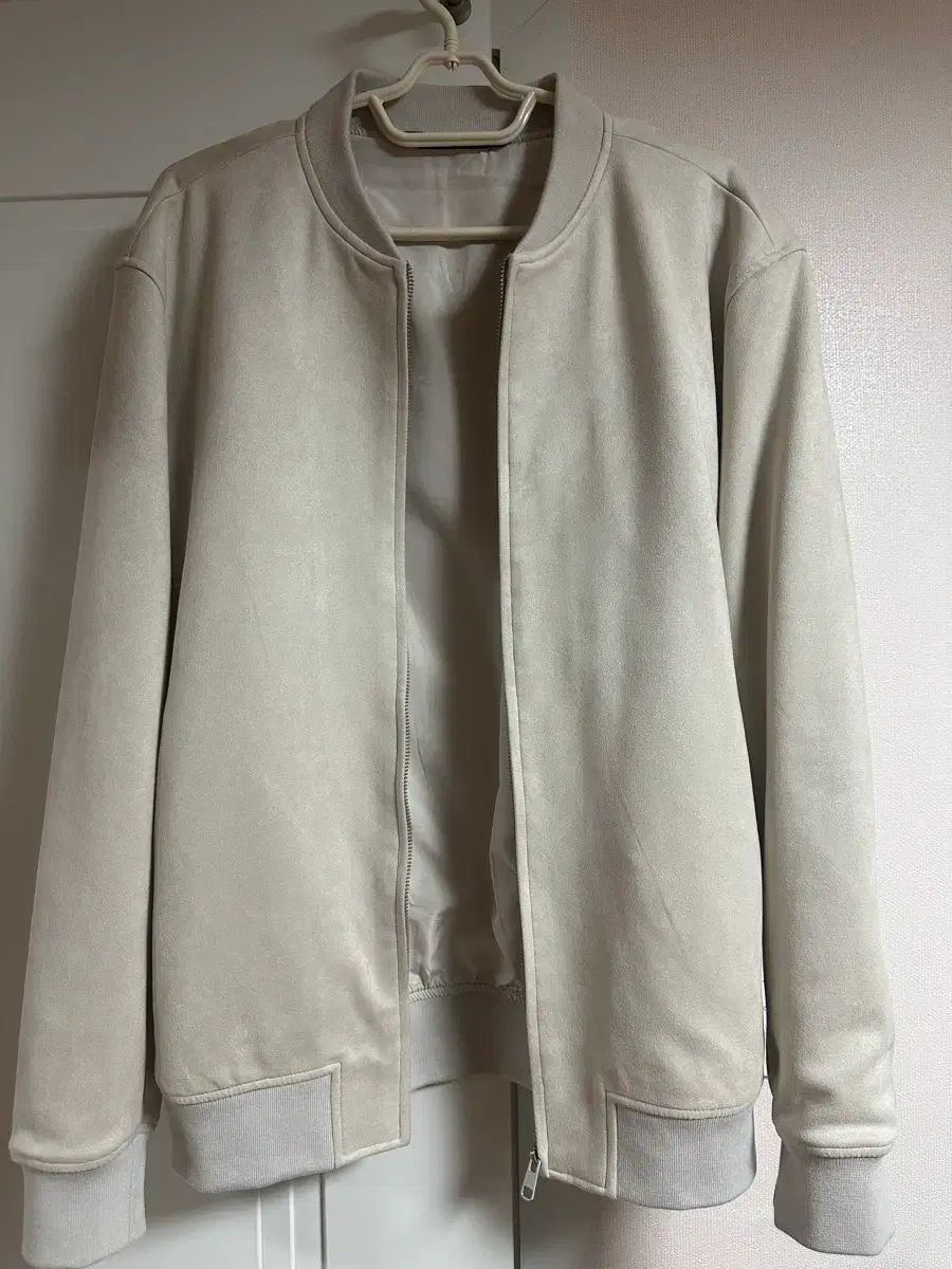 ザラ スウェード ブルゾン ジャケット XL ベージュ