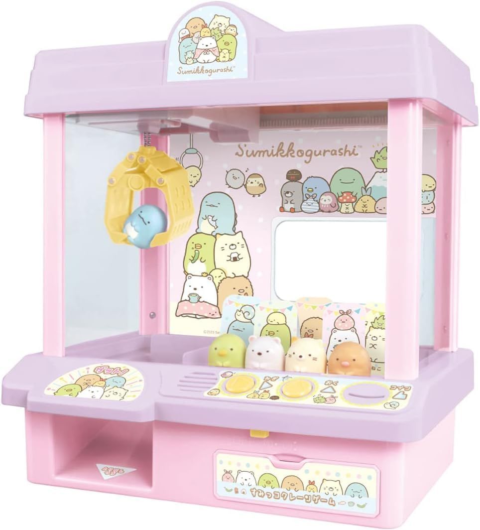 すみっコぐらし すみっコクレーンゲーム ピンク ＋限定特典(すみっコぬりえ)付き