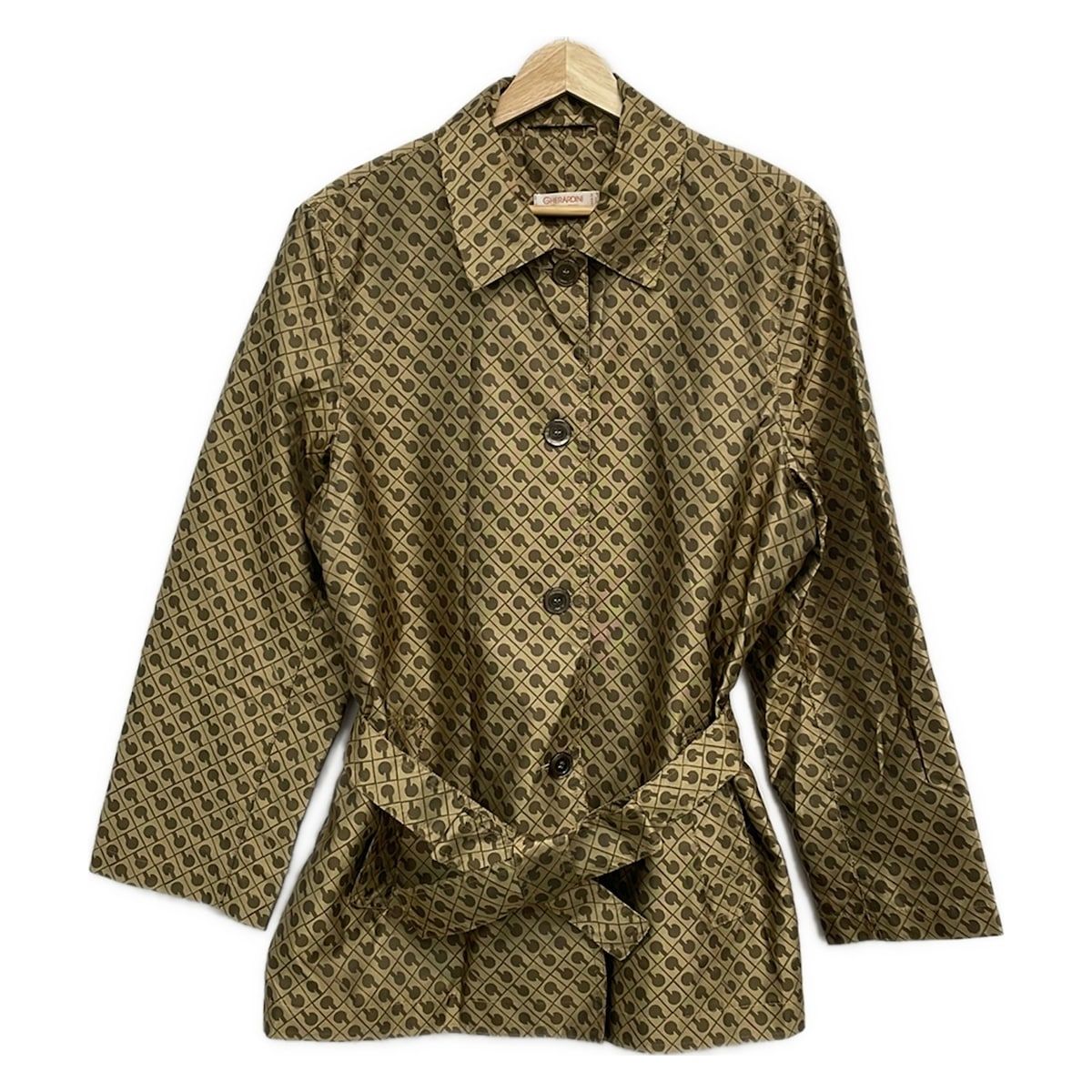 GHERARDINI(ゲラルディーニ) コート サイズ44 L レディース美品 - ライトカーキ×カーキ 長袖/春/秋