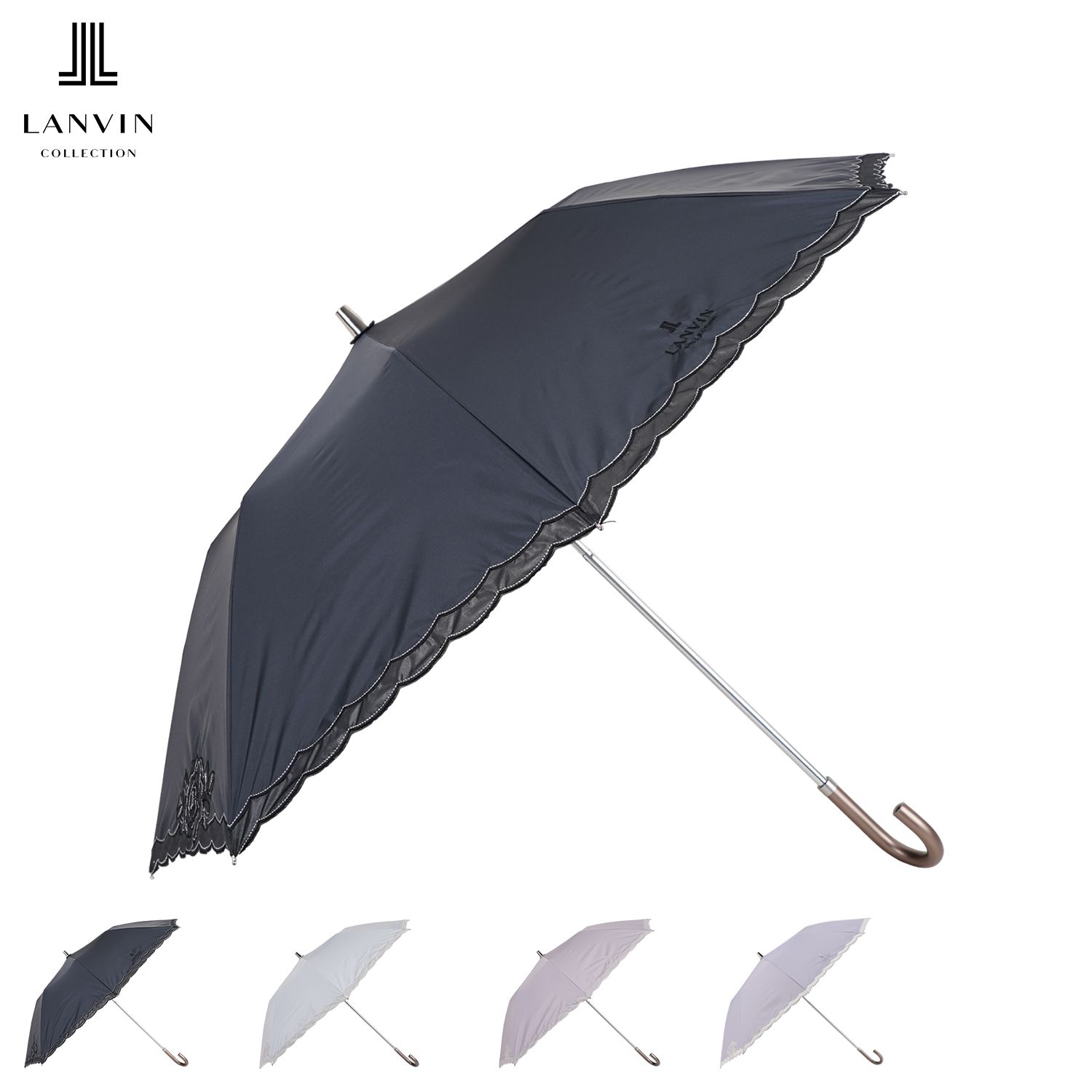 ランバン コレクション LANVIN COLLECTION 日傘 折りたたみ 晴雨兼用 軽量 レディース 50cm 22-083-11863-51