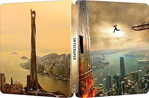 スカイスクレイパー 3D+ブルーレイセット スチールブック仕様(特典映像ディスク付き) [Blu-ray]／ローソン・マ