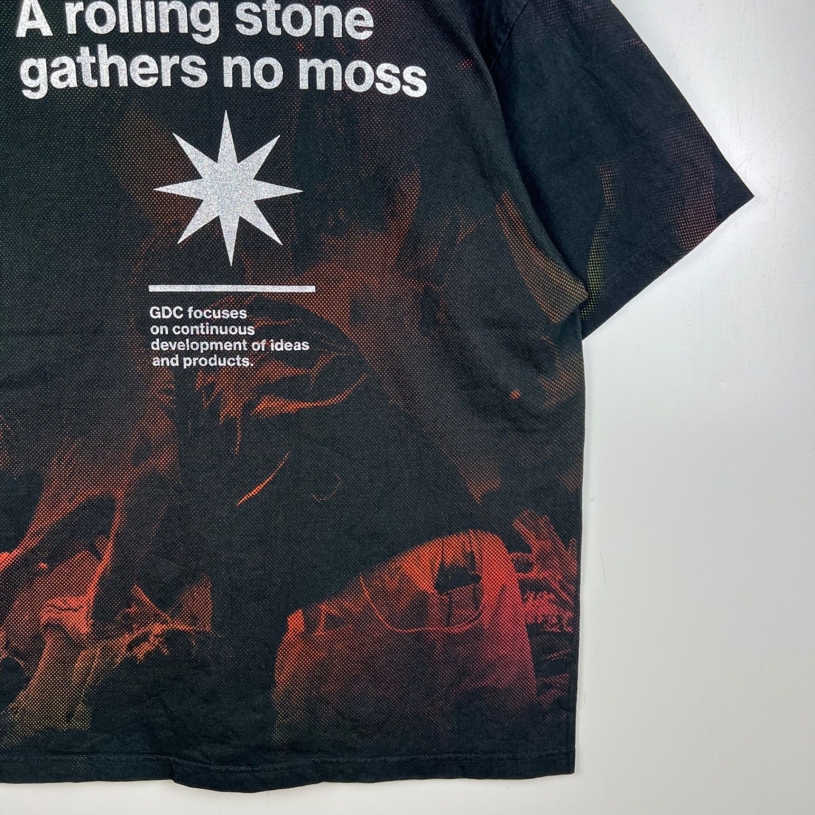 GDC 2025 Dragon Ash KJ All-over pattern Tee L グランドキャニオン